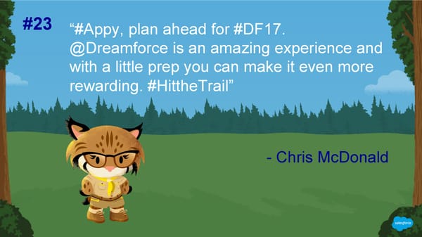 30 Really Good Pieces of Advice for Dreamforce First Timers - Page 28