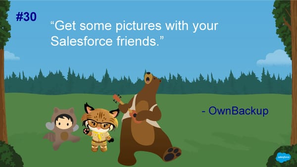 30 Really Good Pieces of Advice for Dreamforce First Timers - Page 36