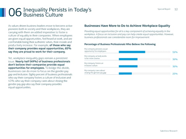 The Impact of Equality and Values Driven Business - Page 12