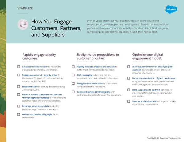 Salesforce: The COVID-19 Response Playbook - Page 16