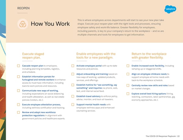 Salesforce: The COVID-19 Response Playbook - Page 22