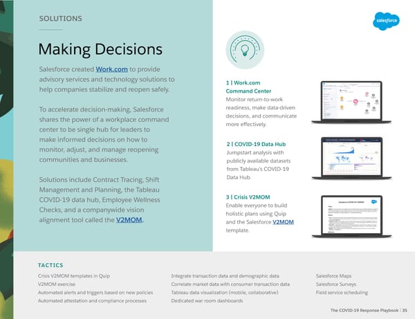 Salesforce: The COVID-19 Response Playbook - Page 35