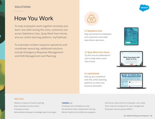 Salesforce: The COVID-19 Response Playbook - Page 36