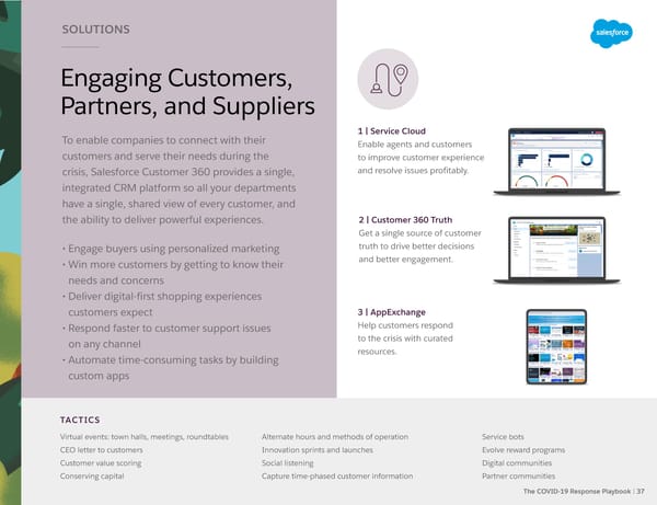 Salesforce: The COVID-19 Response Playbook - Page 37