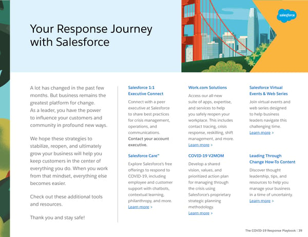 Salesforce: The COVID-19 Response Playbook - Page 39