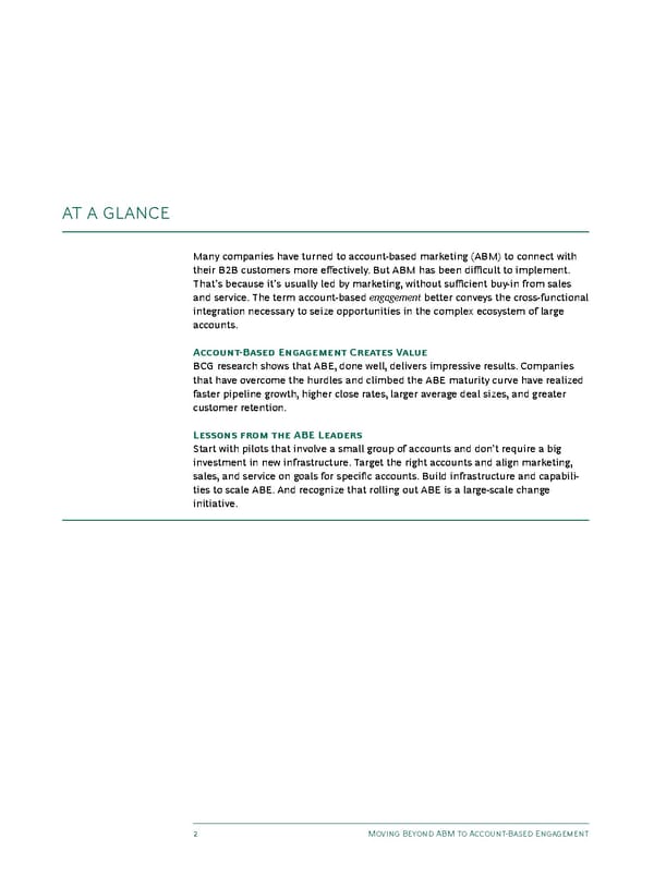 BCG moving beyond ABM to account based engagement - Page 4