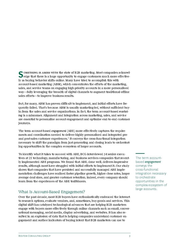 BCG moving beyond ABM to account based engagement - Page 5