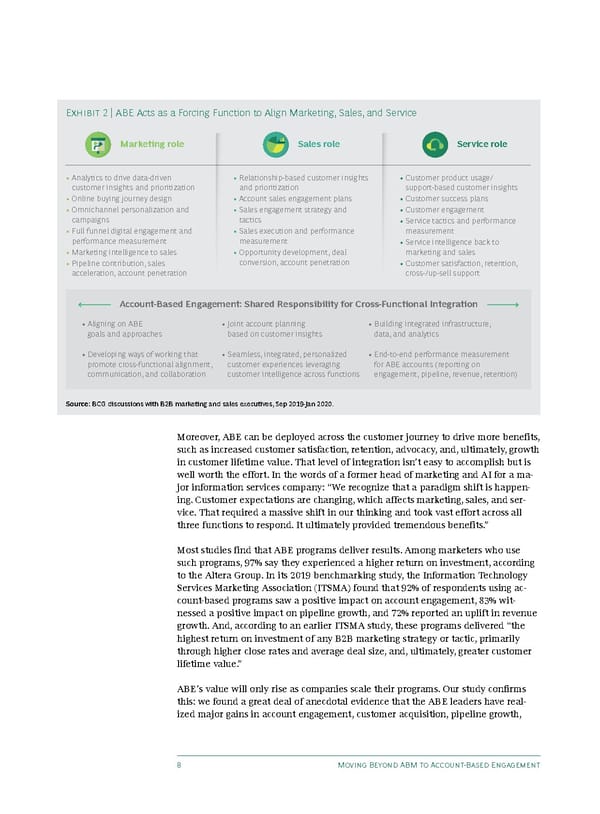 BCG moving beyond ABM to account based engagement - Page 10