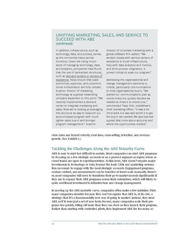 BCG moving beyond ABM to account based engagement - Page 12