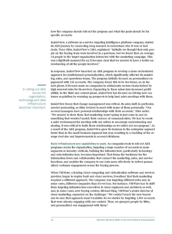 BCG moving beyond ABM to account based engagement - Page 18